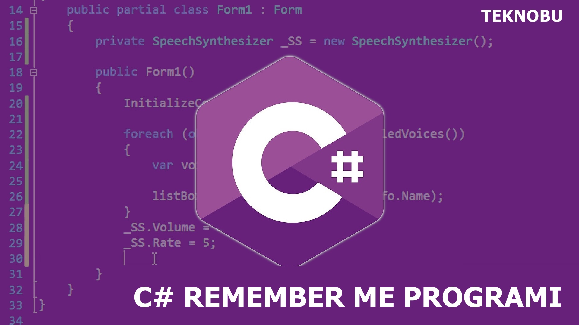 C# Login Remember Me (Remember me Checkbox) Uygulaması
