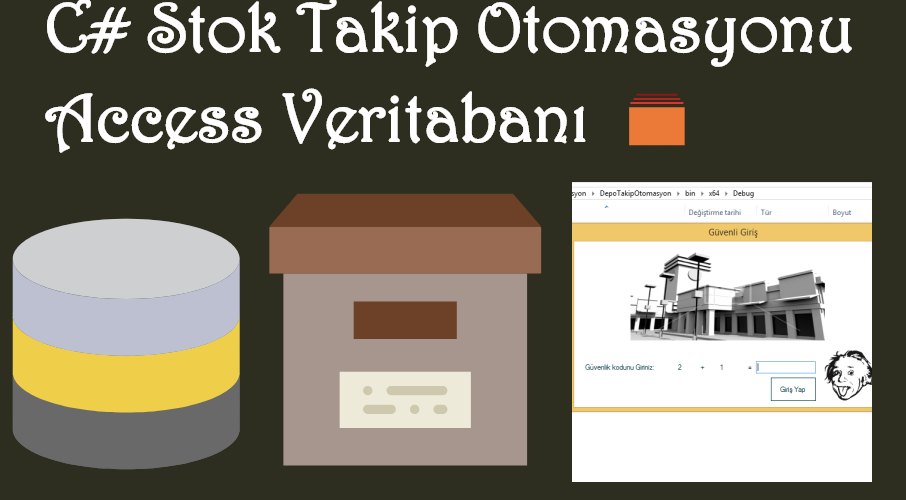 C# Stok Takip Otomasyonu Access Veritabanı (Kaynak Kodları-Proje Dosyası)