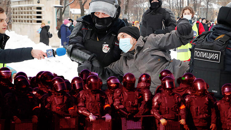Rusya’da protestolar ortalığı karıştırdı   2021