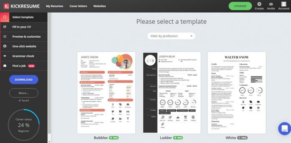 Kickresume1 696x342 1