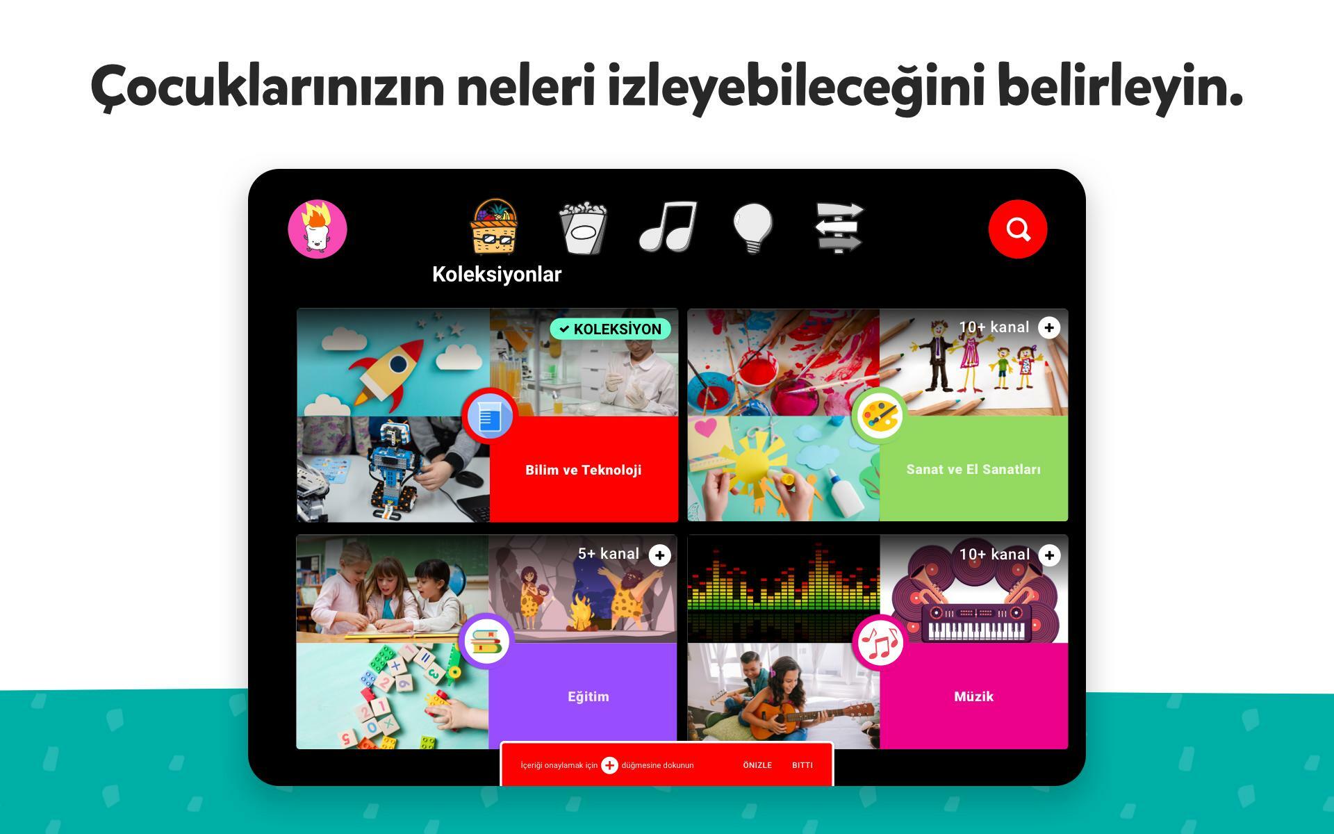 Android için Çocuklara Özel YouTube Kids Apk İndir 2021