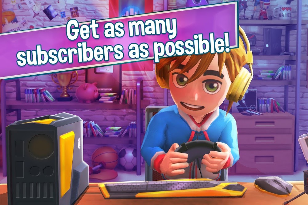 youtubers life gaming channel mod unlimited cashscore moddroid 3