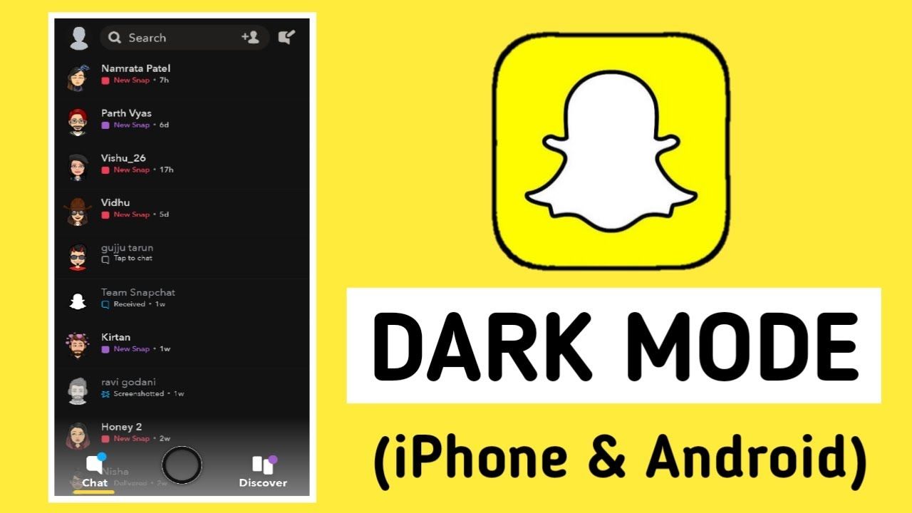 Snapchat Karanlık Mod Nasıl Yapılır? (İos ve Android) 2023