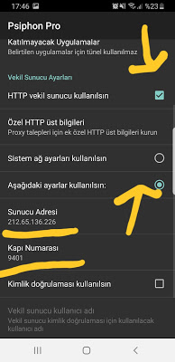 Vodafone Sınırsız İnternet Psiphon Pro Ayarları 2021 6 Psiphon Pro Ayarları