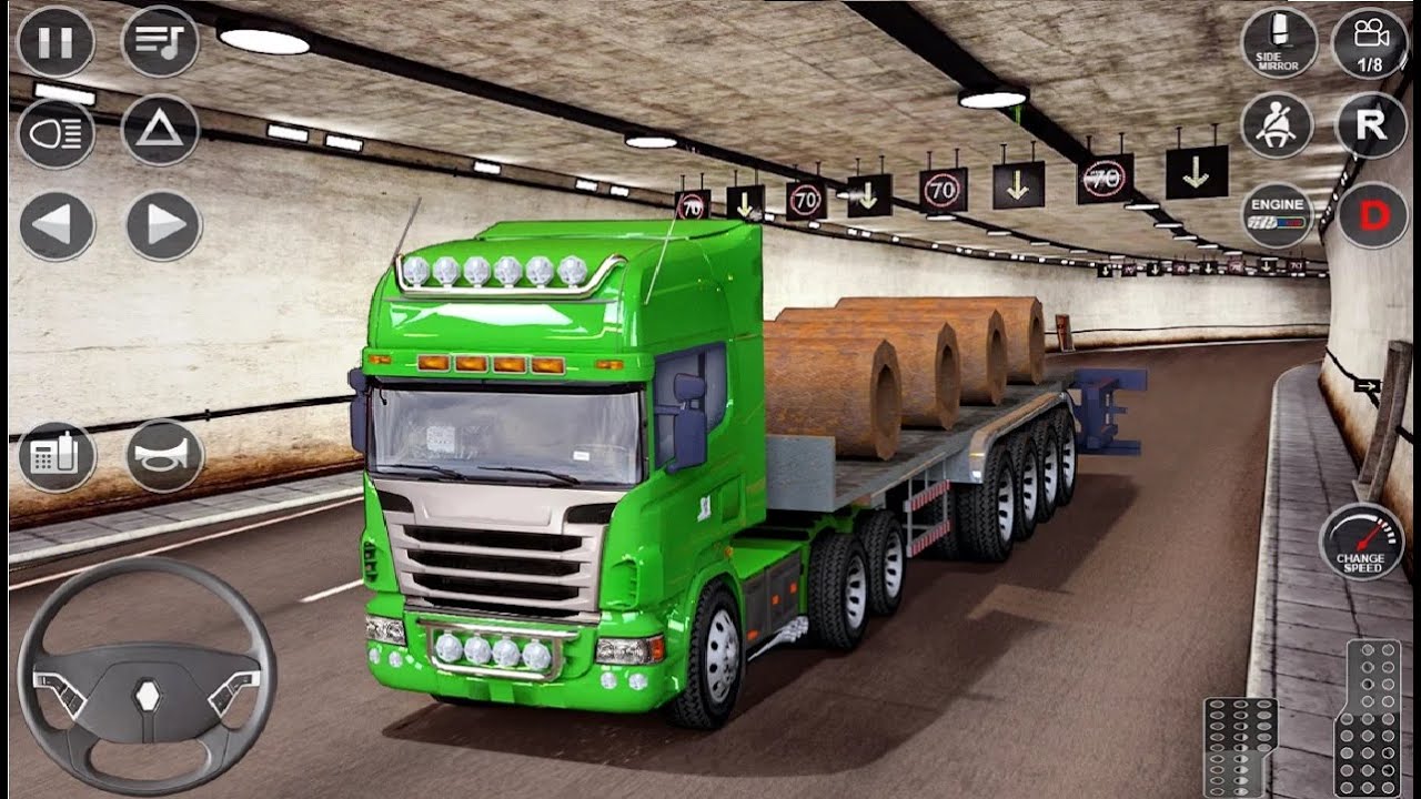 Euro Truck Driving Simulator 3D Free Game Apk İndir