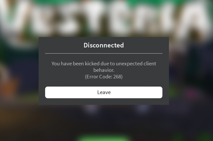 Roblox Error Code 268 Nasıl Onarılır? (Çözümü) 2021