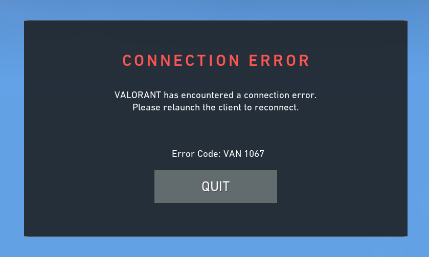 Valorant Van 1067 Hata Kodu Nasıl Düzeltilir? 2022 10 Valorant Van 1067 Hata Kodu Nasıl Düzeltilir? 2022