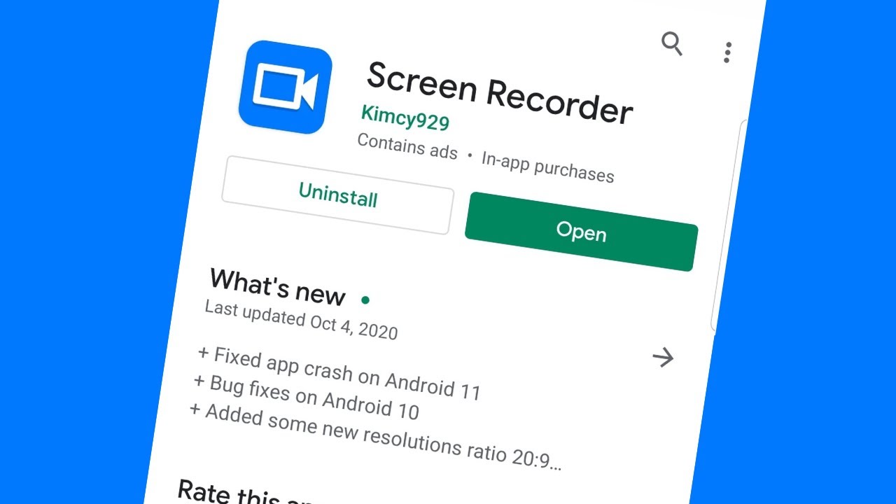 Kimcy929 Apk (Screen Recorder) Nasıl İndirilir?