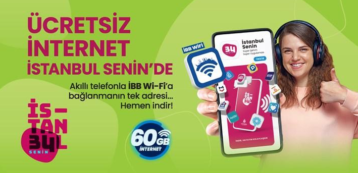 İstanbul Senin 60 GB İnternet (Bedava) Yap