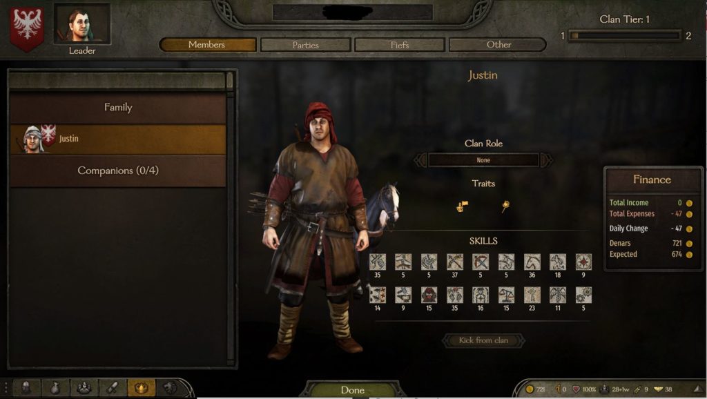 Bannerlord Klan Seviyesi Arttırma