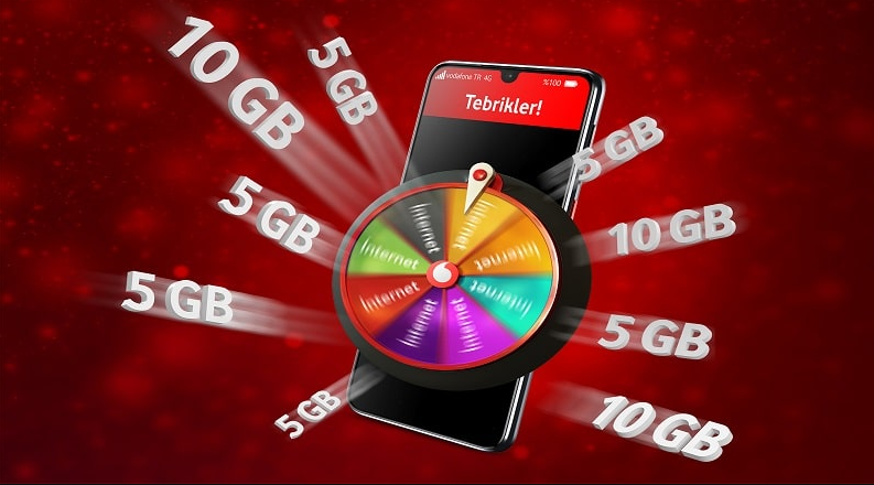 Vodafone Hediye Çarkı Yoğunluk Hatası