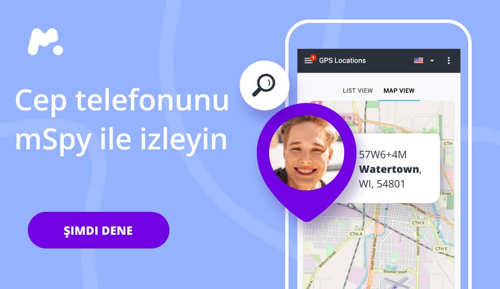 Cep telefonunu mSpy ile izleyin blue