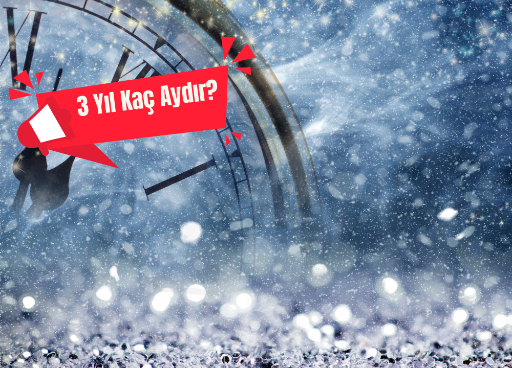 3 Yıl Kaç Aydır? (Çözümlü Cevap) 2023