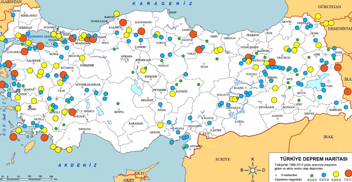 Üçüncü Derece Deprem Ne Demek? Üçüncü Derece Deprem Bölgeleri