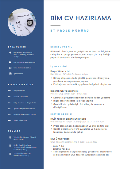 Bim CV Hazırlama