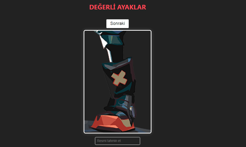 Valorant Feetdle - Ayaklarından Hangi Ajan Olduğunu Tahmin Et 2 Valorant Feetdle – Ayaklarından Hangi Ajan Olduğunu Tahmin Et