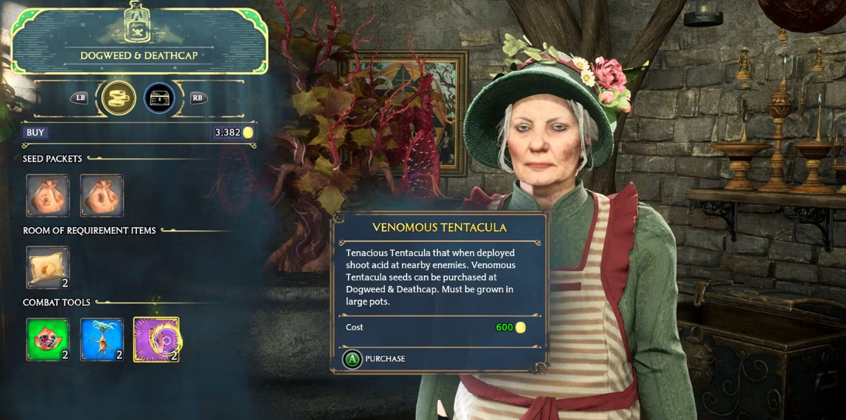 Hogwarts Legacy Venomous Tentacula