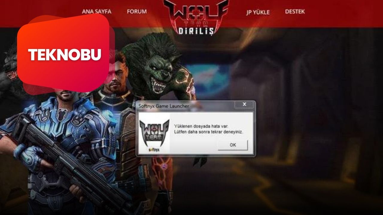 Wolfteam Y&uuml;klenen Dosyada Hata Var