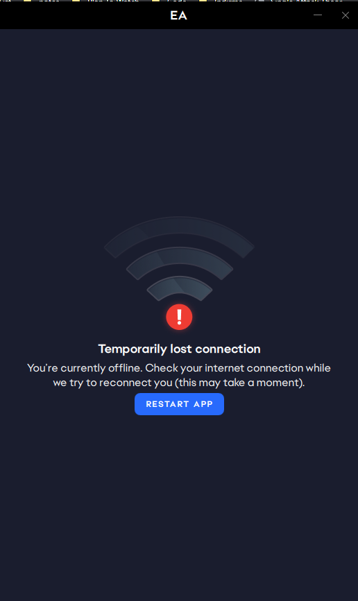 EA Temporarily Lost Connection Hatası (2023) 3 1669495557602