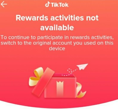 Rewards activities not available to continue to participate in rewards activities, switch to the original account you used on this device 3 d 1
