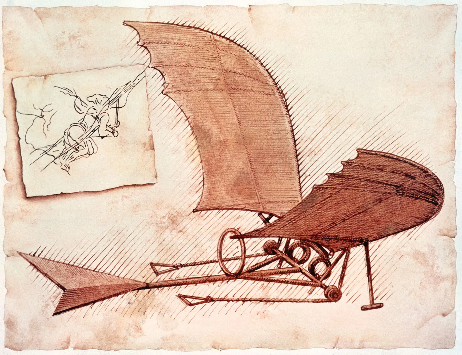 Leonardo Da Vinci Uçan Makine Tasarımı Yapmış mıdır?