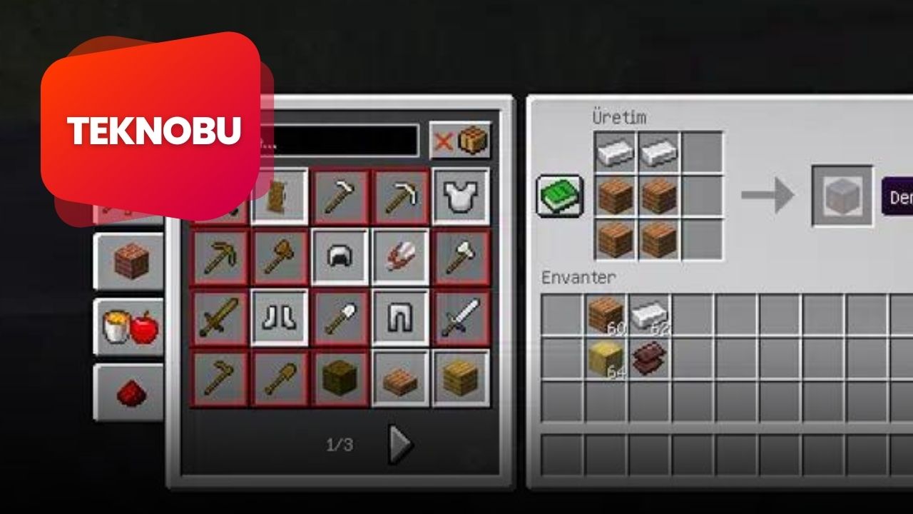 Minecraft Demirci Masası