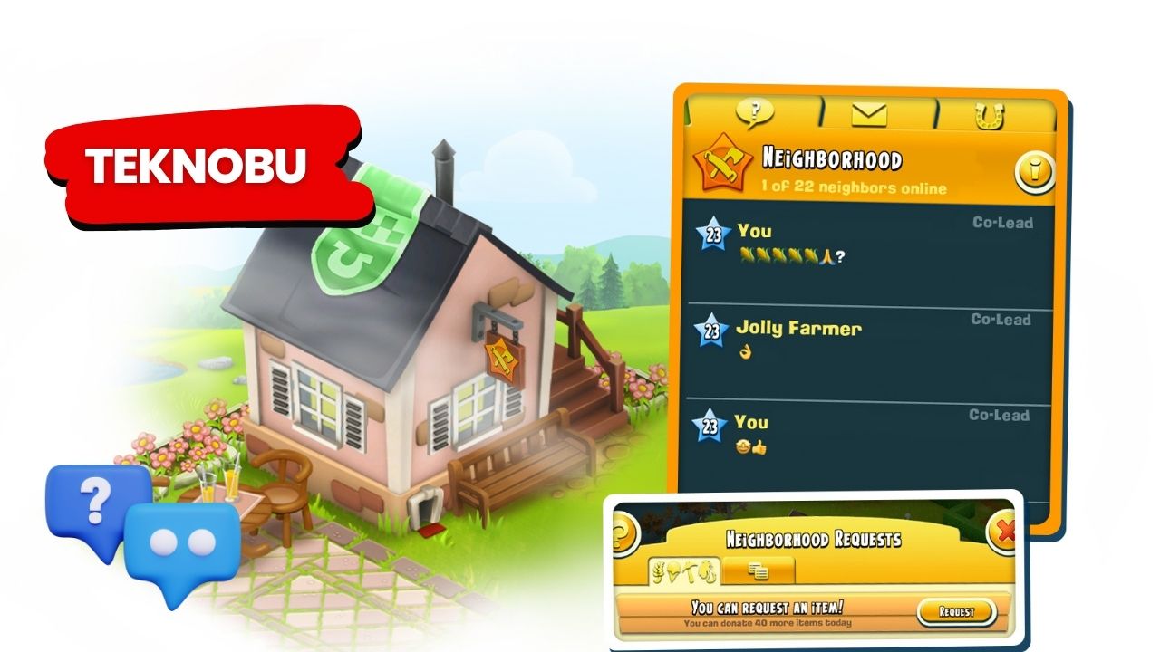 Hay Day Mahalle İsteği Toplama