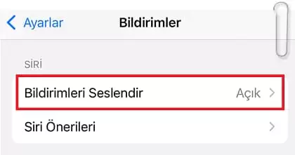 airpods bildirim seslendirmelerini kapatma 1