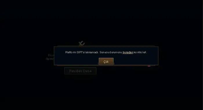 lol platform spt si alinamadi