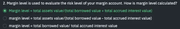 Binance Marjin Testi Cevapları (2023) 4 2