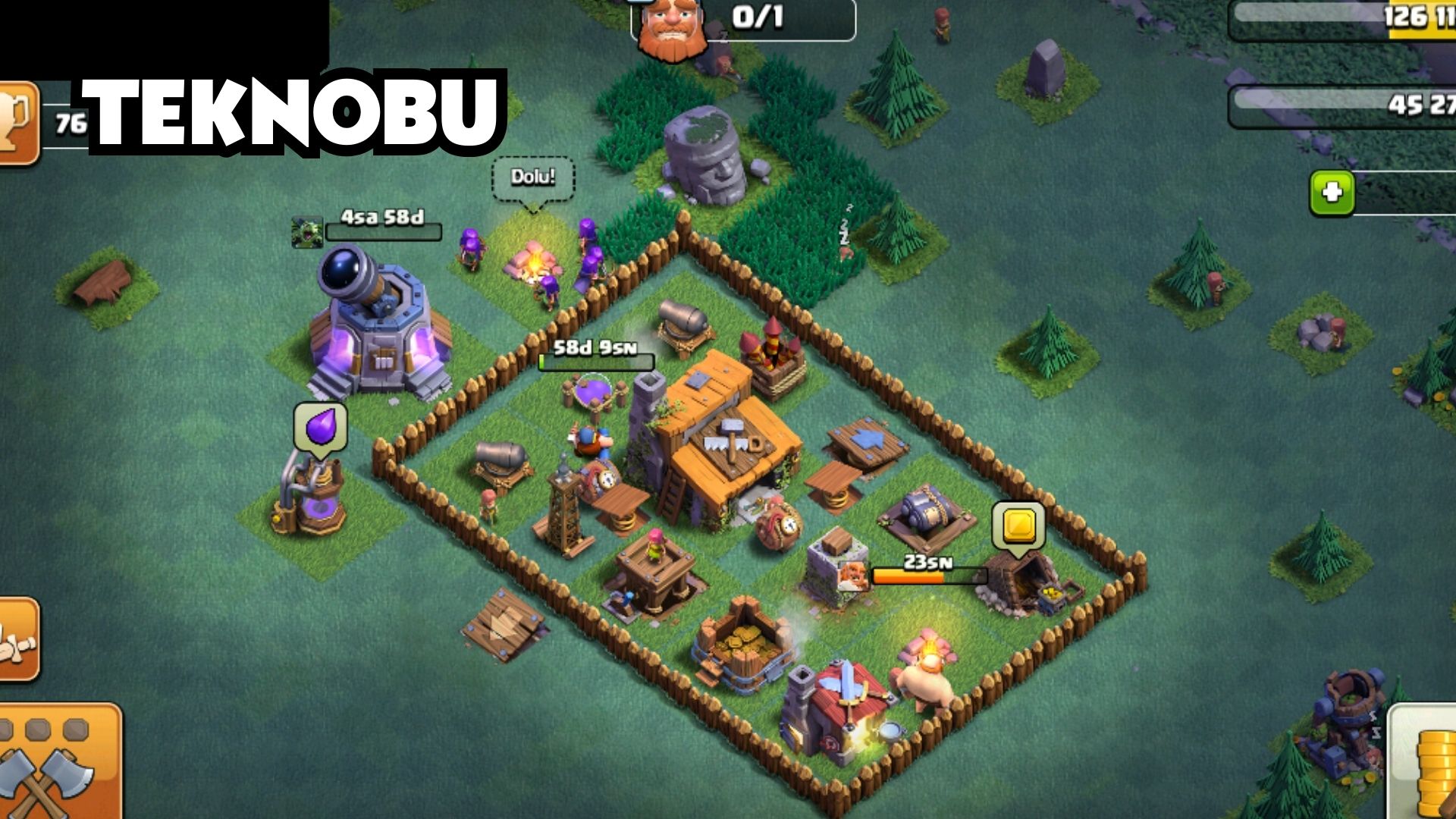 Clash Of Clans İnşaatçı Üssü 3. Seviye Köy Düzeni