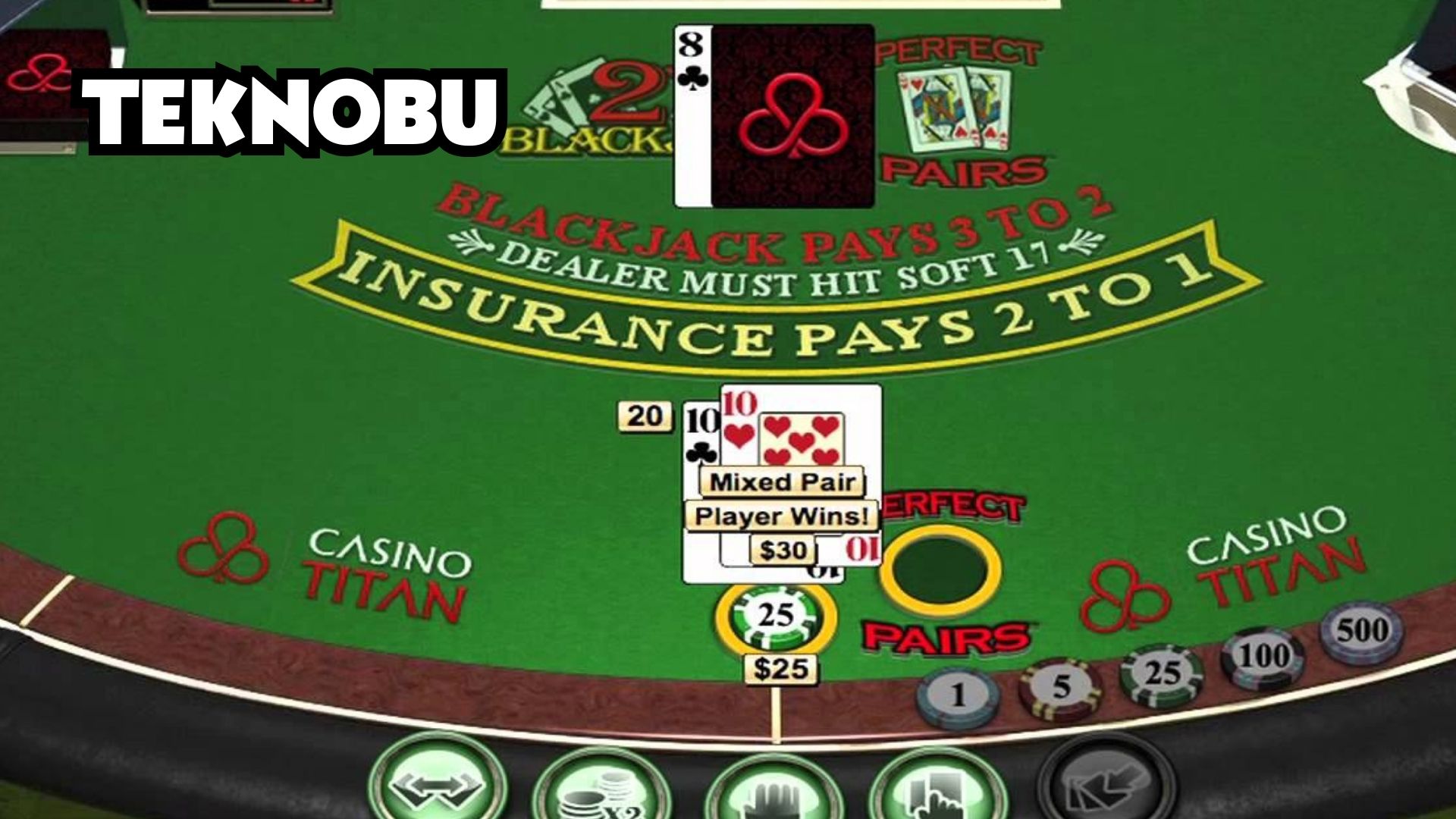 Blackjack Perfect Pair