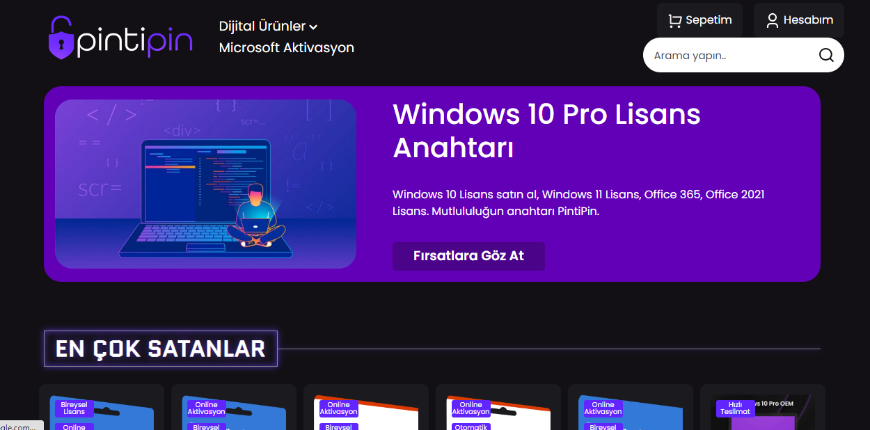PintiPin Güvenilir mi? Win 10 Key Alınır mı?