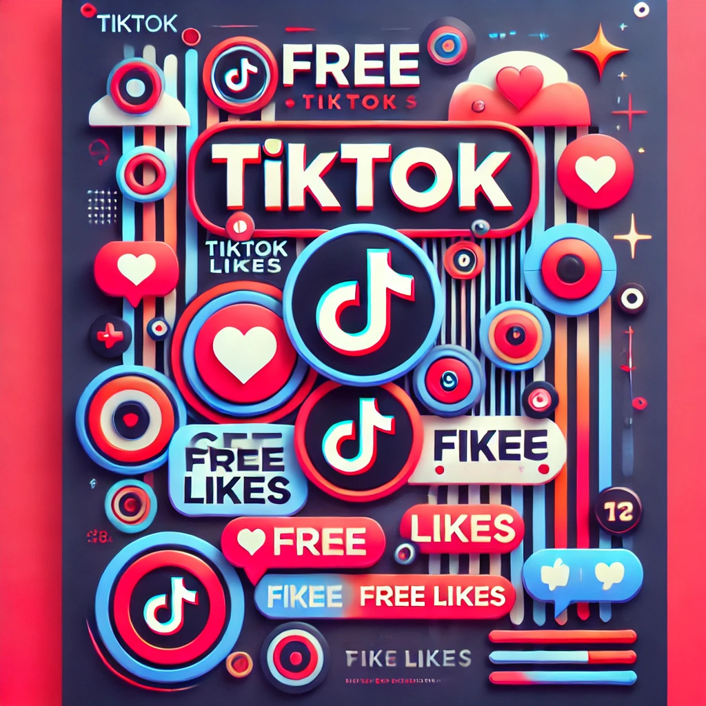 TikTok İstatistiklerinizi Ücretsiz TikTok Beğeni ile Güçlendirin 4 DALL·E 2024 08 30 13.28.57 A creative social media design promoting free TikTok likes with a modern and engaging layout. The design uses bright colors dynamic typography and
