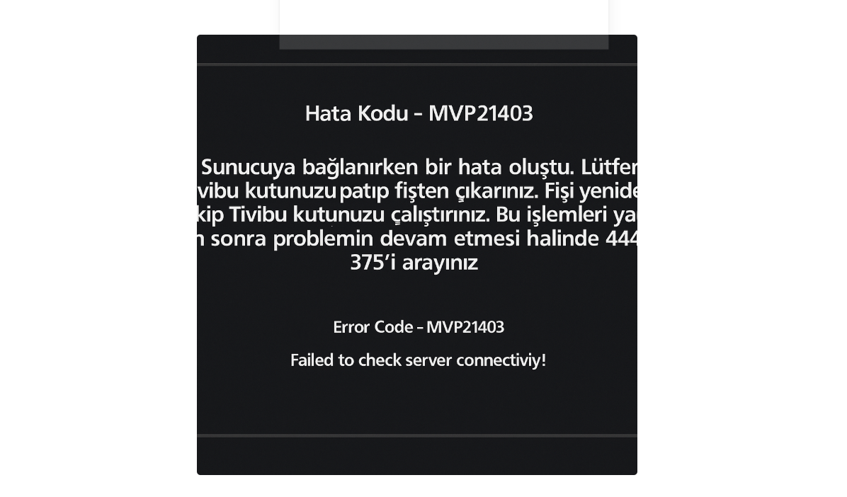 MVP21303 Hata Kodu Nedir? 2025 Güncel Çözüm Rehberi 5 MVP21303 Hata Kodu Nedir? 2025 Güncel Çözüm Rehberi