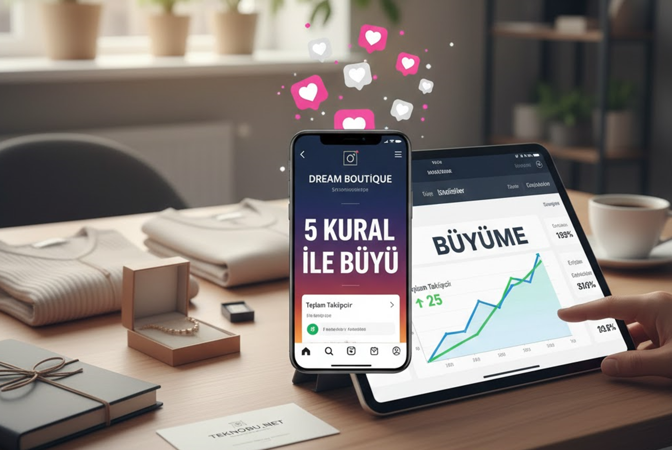 Instagram Butik Sayfası Nasıl Büyütülür? 2026’da Satışları Patlatacak 5 Kural 5 Instagram Butik Sayfası Nasıl Büyütülür? 2026’da Satışları Patlatacak 5 Kural
