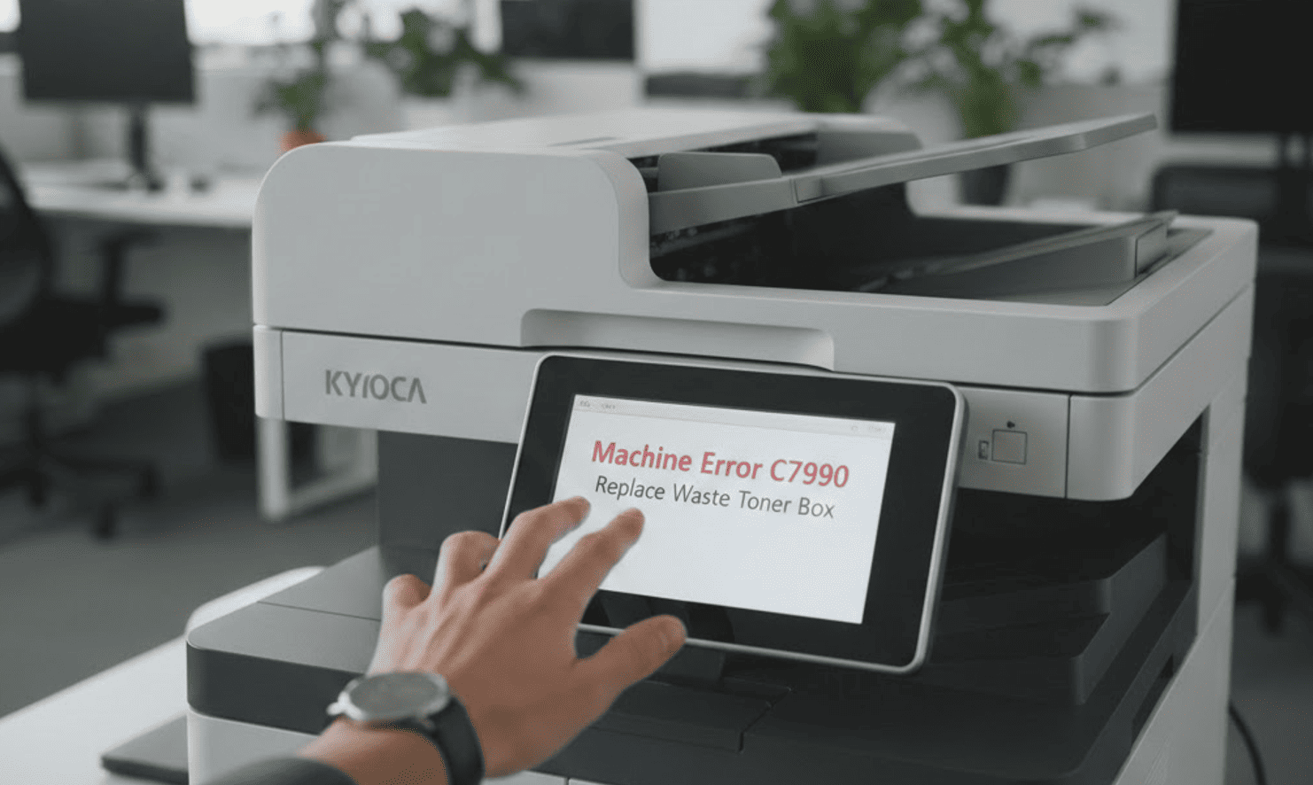 Kyocera C7990 Hatası Nedir? Atık Toner Kutusunu Temizleme Rehberi 1 Kyocera C7990 Hatası Nedir? Atık Toner Kutusunu Temizleme Rehberi