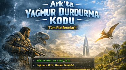 ark yagmur durdurma kodu