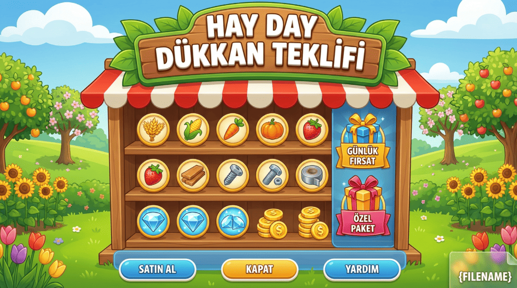 Hay Day Dükkan Teklifi Nedir